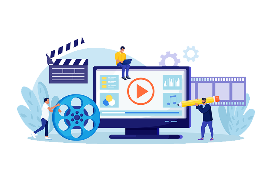 edição de vídeo, motion graphics